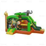 Animal Inflatable Bounce House with Slide Combo