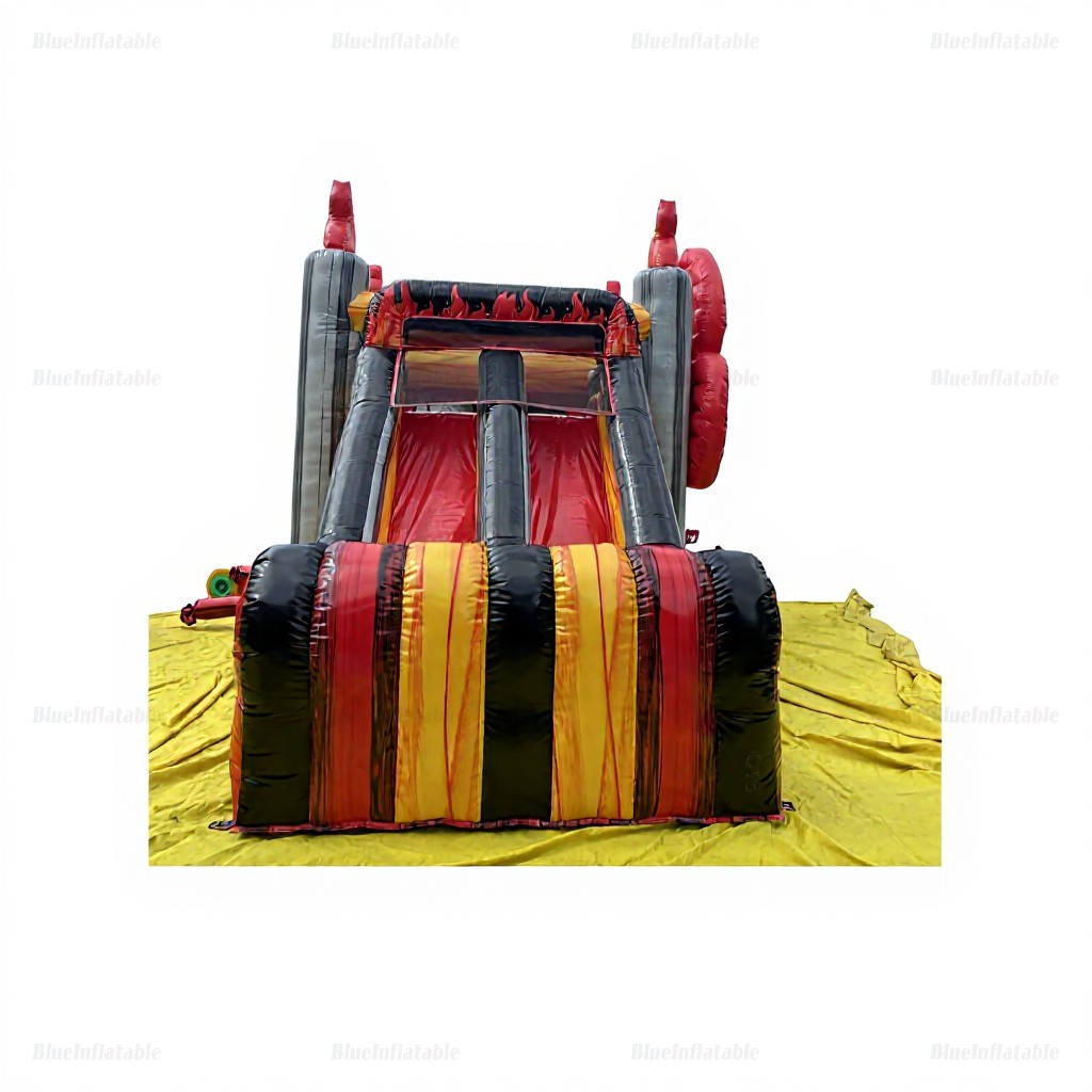 Monster Truck Inflatable Bounce House & Double Slide Combo - Image 6