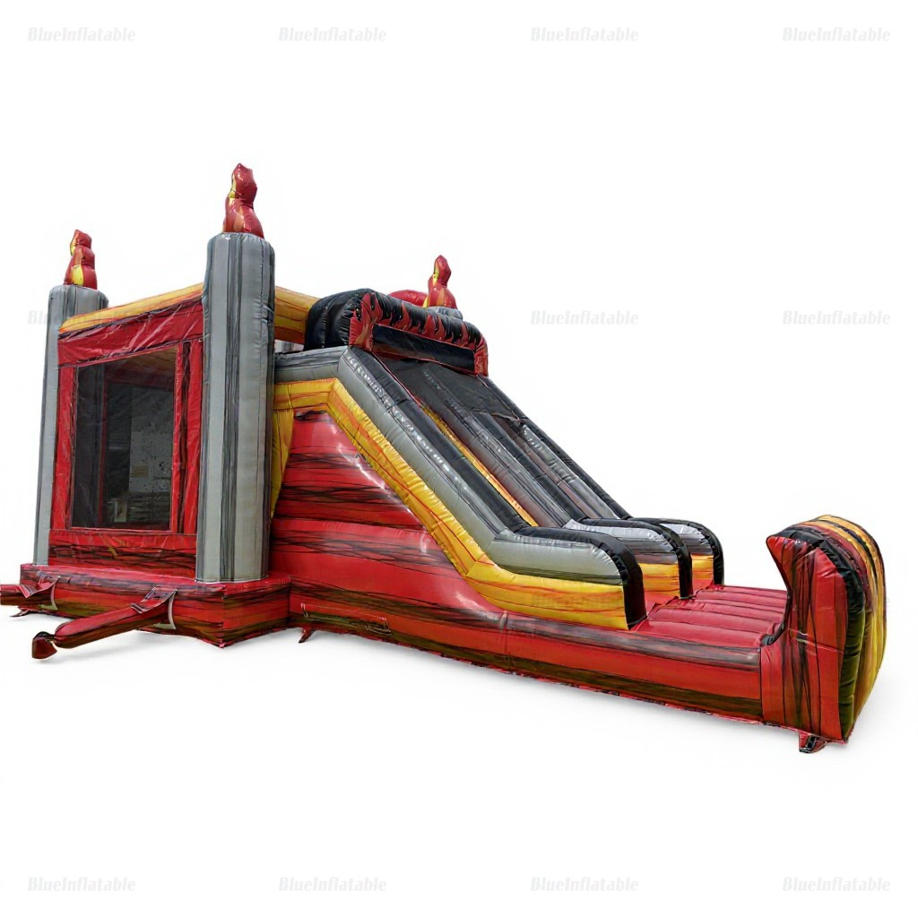 Monster Truck Inflatable Bounce House & Double Slide Combo - Image 7