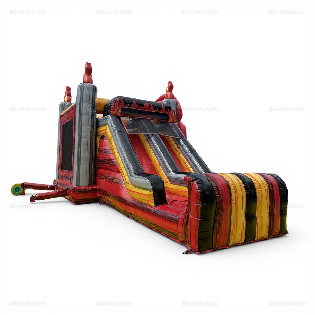 Monster Truck Inflatable Bounce House & Double Slide Combo - Image 8