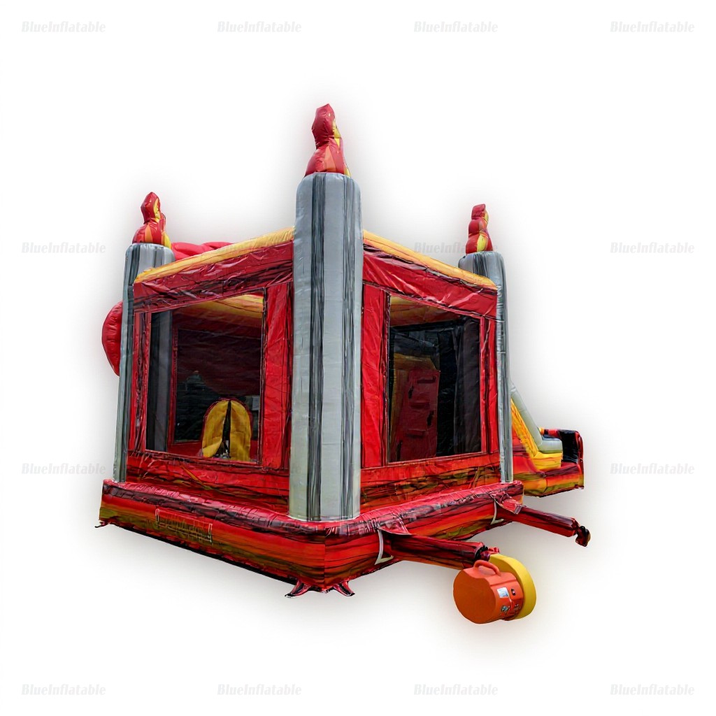 Monster Truck Inflatable Bounce House & Double Slide Combo - Image 9