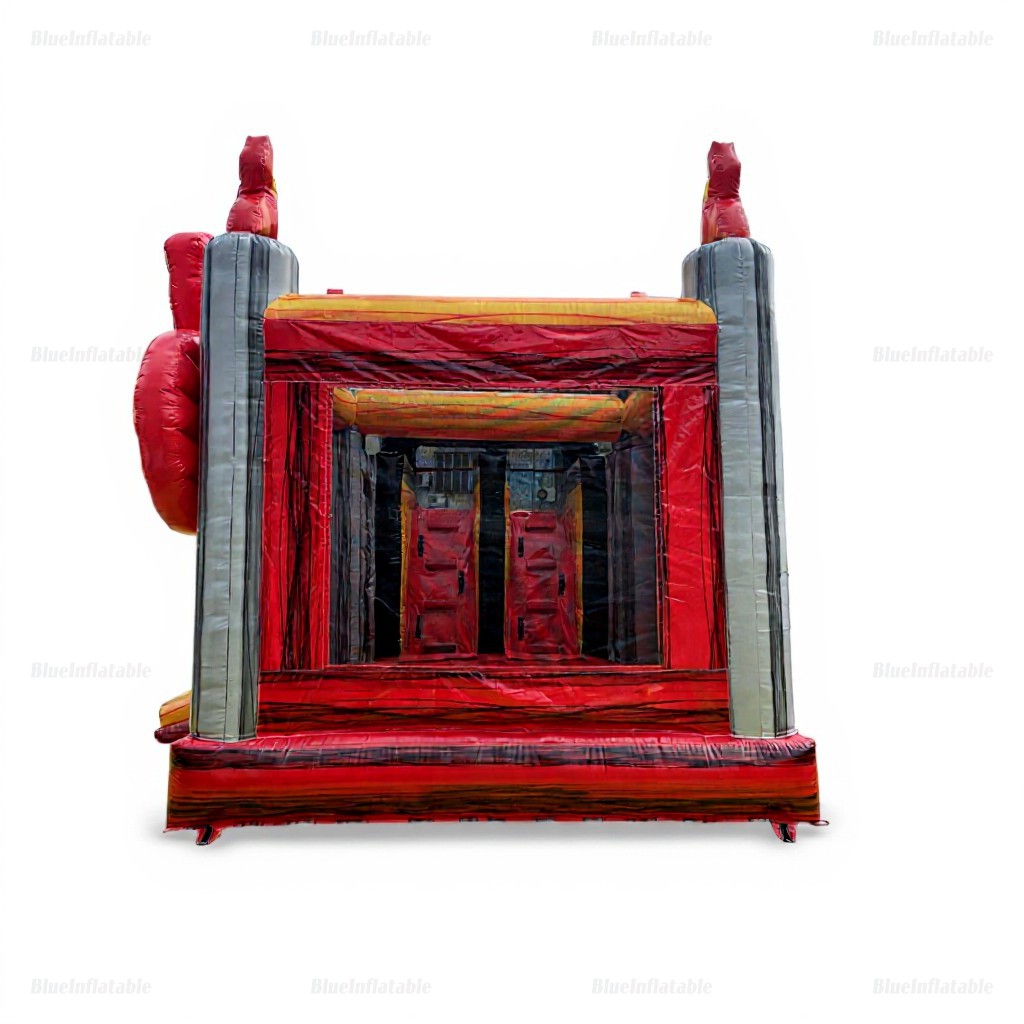 Monster Truck Inflatable Bounce House & Double Slide Combo - Image 10