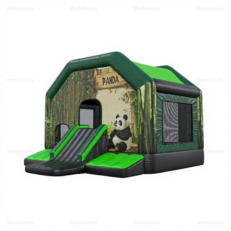 Panda Jungle Bounce House & Slide Combo Rental