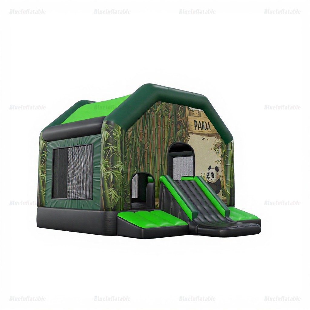 Panda Jungle Bounce House & Slide Combo Rental - Image 2