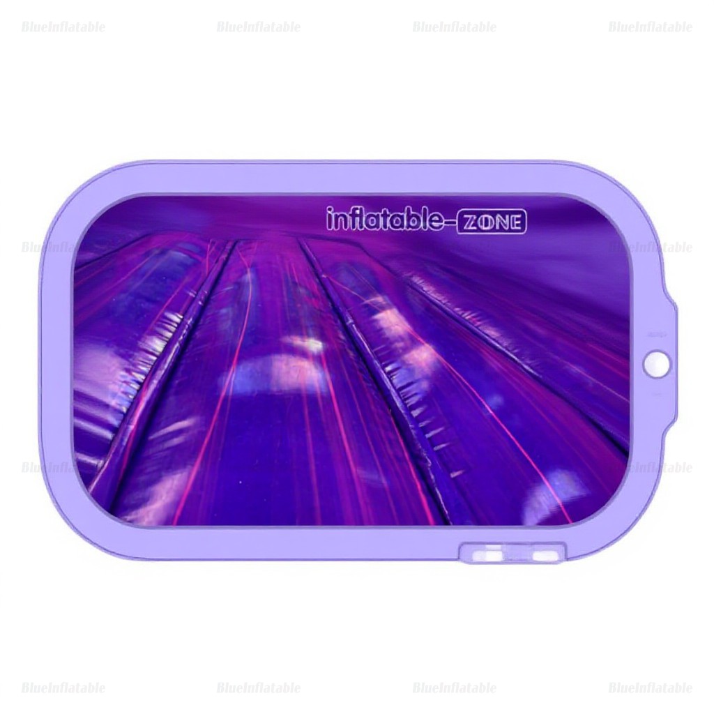 Pink & Purple Inflatable Bounce House Slide Combo - Image 6