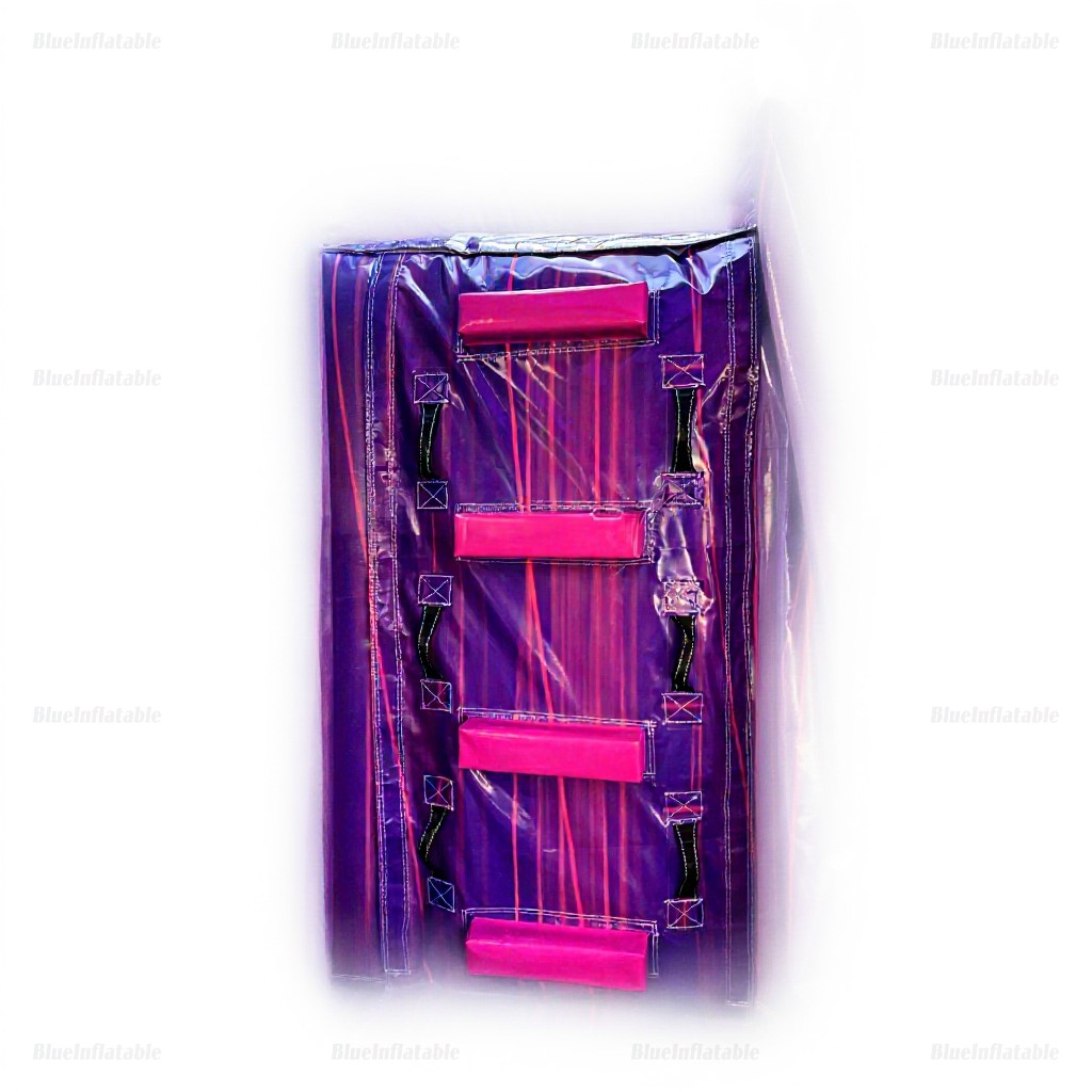 Pink & Purple Inflatable Bounce House Slide Combo - Image 8
