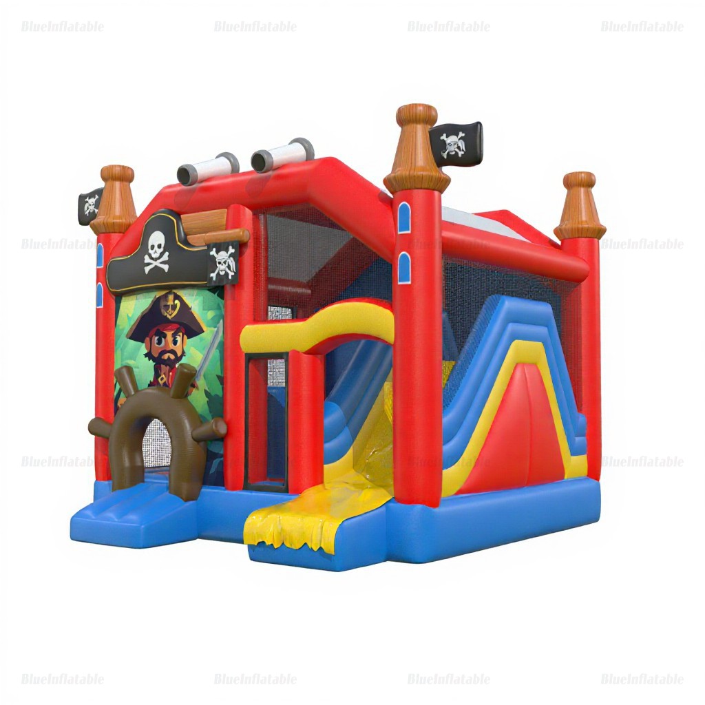 Pirate Inflatable Bounce House and Slide Combo Rental - Image 2