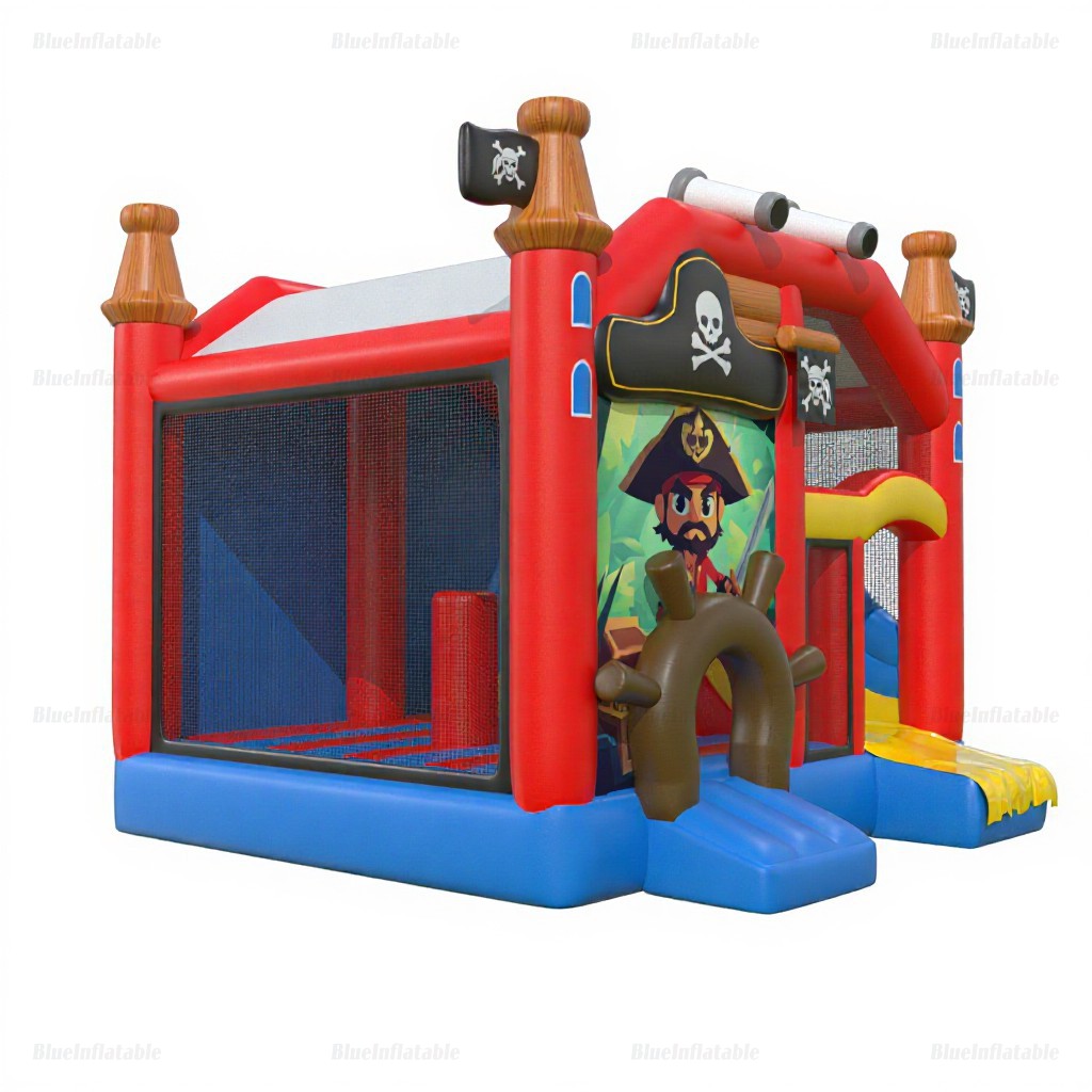 Pirate Inflatable Bounce House and Slide Combo Rental - Image 3