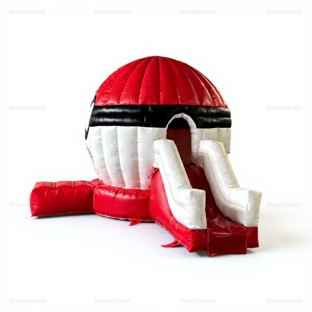 Pokeball Inflatable Bounce House Water Slide - Image 3