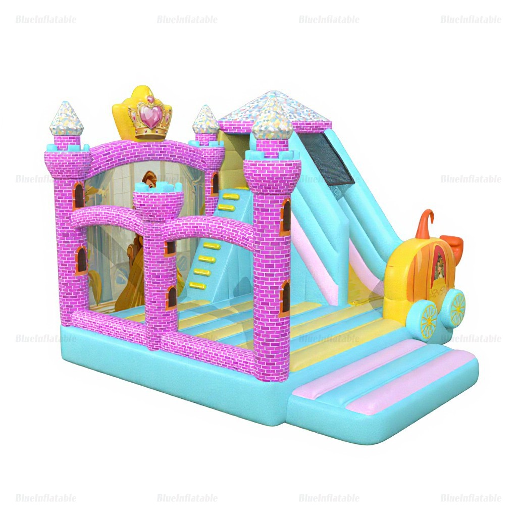 Princess Inflatable Bounce House with Slide Combo - Image 6