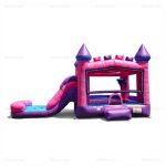 Princess Castle 4-in-1 Wet Dry Bounce House & Slide