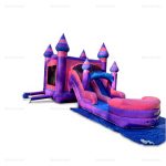 Princess Pink Bounce House with Slide & Ball Pit