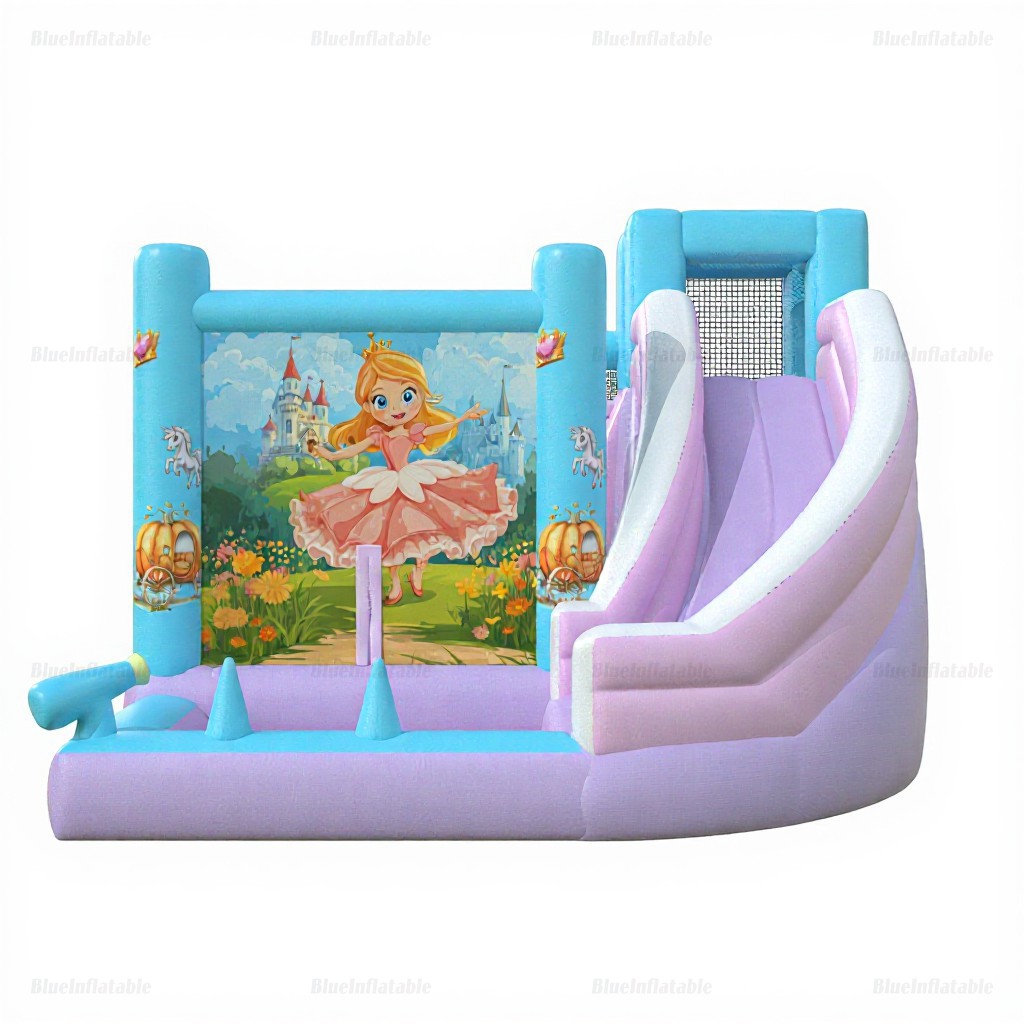 Princess Inflatable Bounce House & Water Slide Combo - Image 5