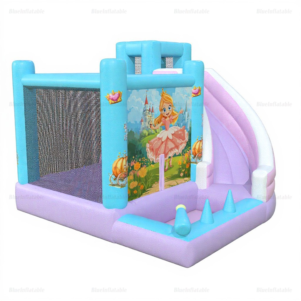 Princess Inflatable Bounce House & Water Slide Combo - Image 6