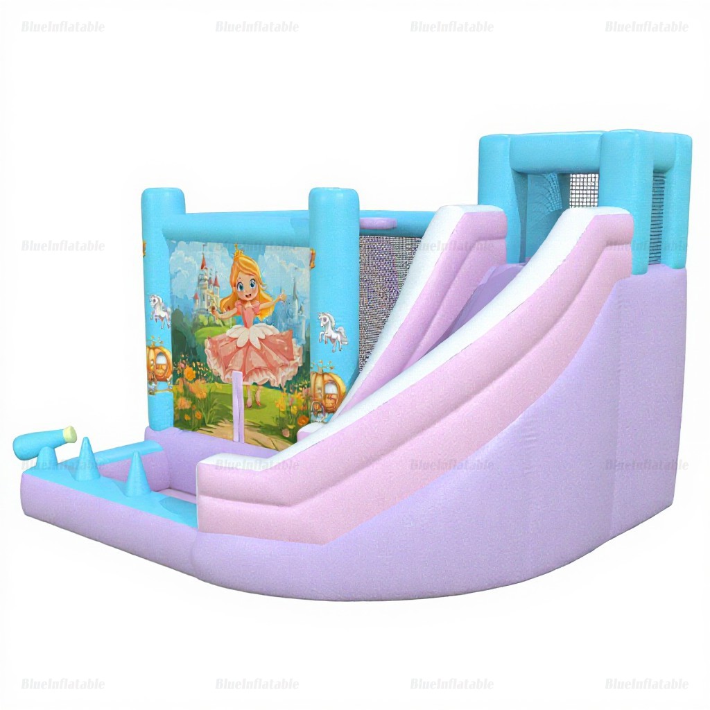 Princess Inflatable Bounce House & Water Slide Combo - Image 7