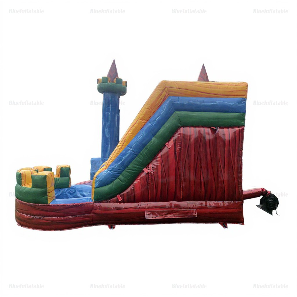Rainbow Inflatable Bounce House and Slide Combo - Image 3