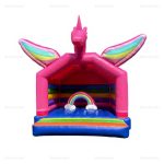 Unicorn Rainbow Inflatable Bounce House for Kids