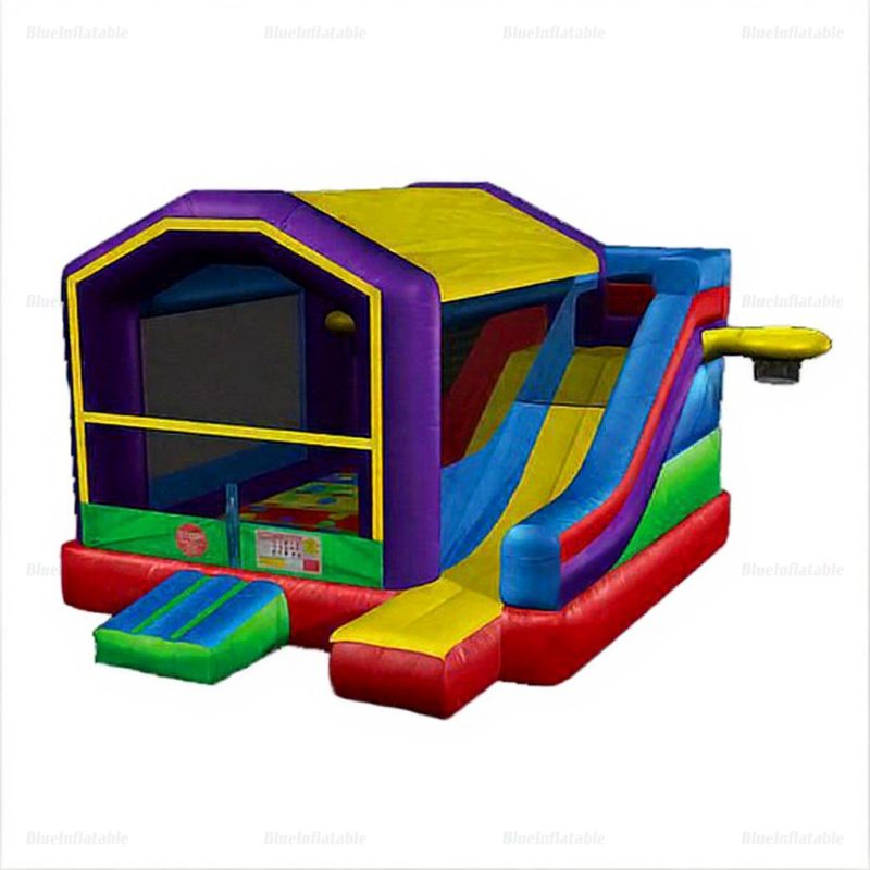 Royal Inflatable Basketball Bounce House with Slide