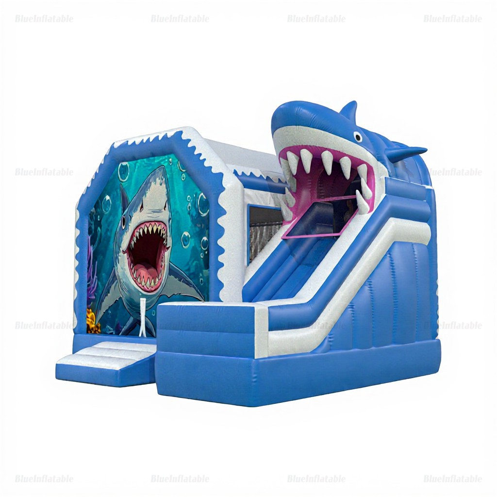 Shark Party Inflatable Slide & Bounce House Rental