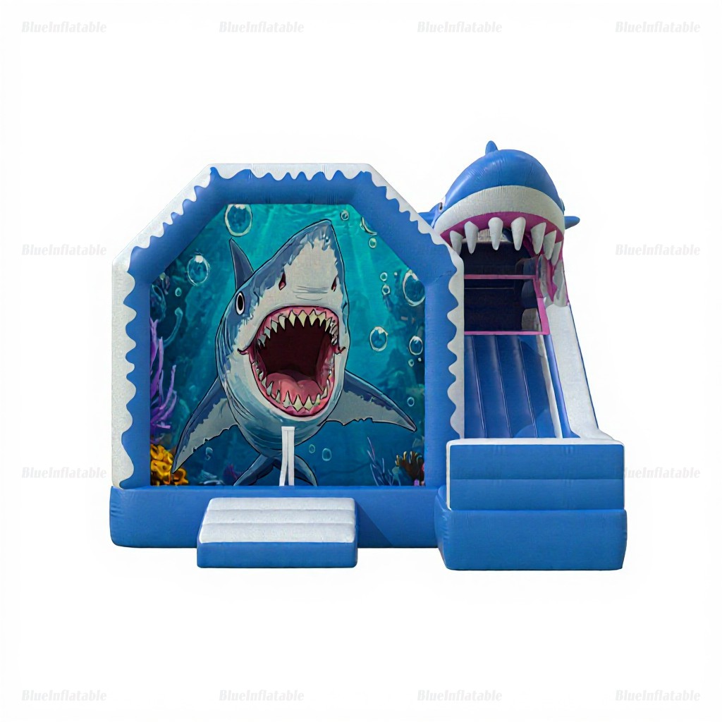 Shark Party Inflatable Slide & Bounce House Rental - Image 4