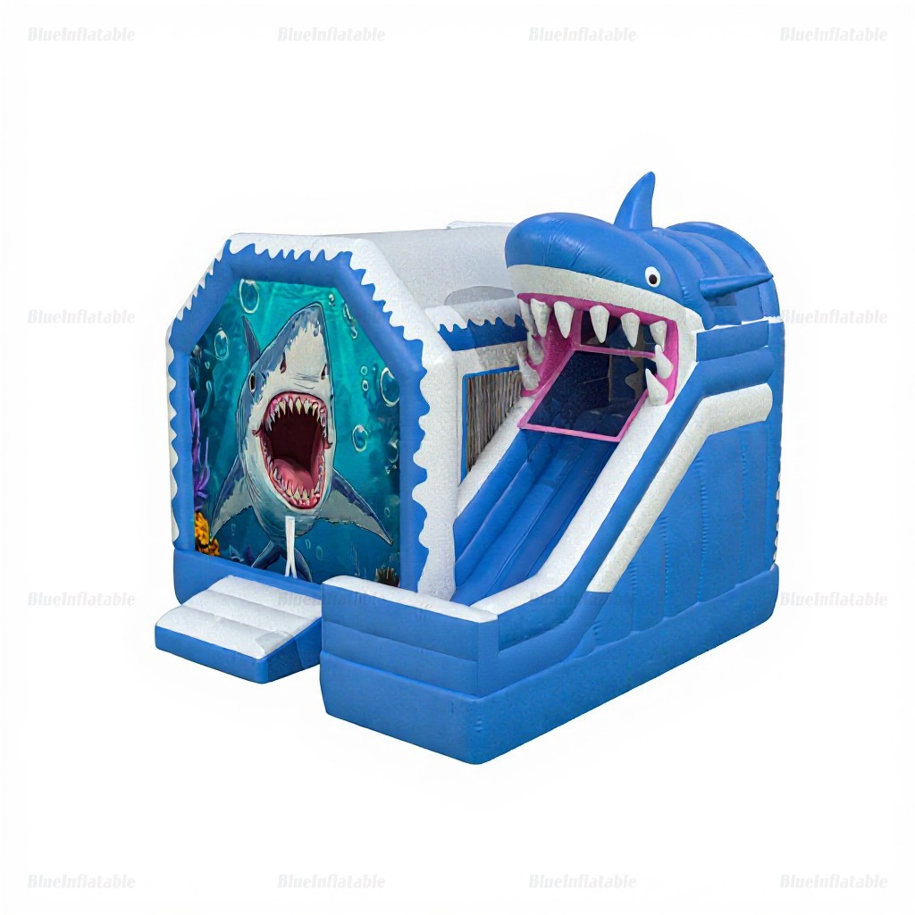 Shark Party Inflatable Slide & Bounce House Rental - Image 6