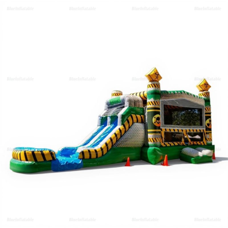 Wet & Dry Combo Bounce House Inflatable Water Slide
