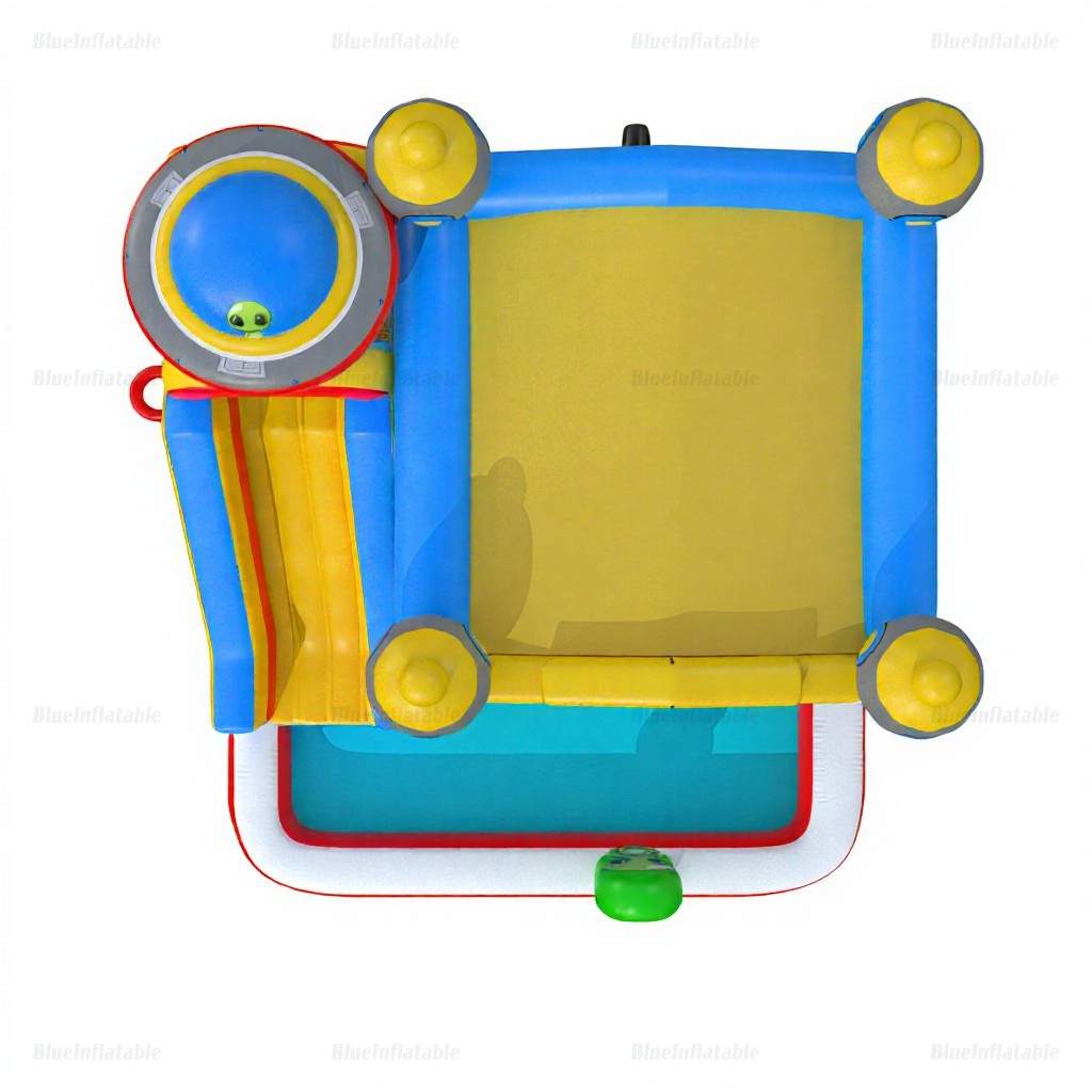 Space Bounce House & Pool Slide Combo Rental - Image 4