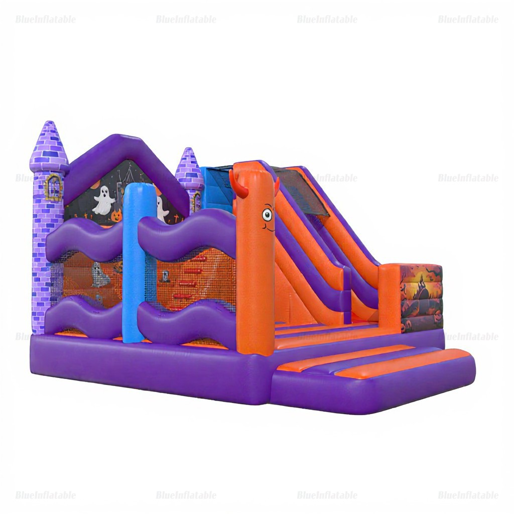 Halloween Inflatable Bounce House with Slide Combo - Image 4