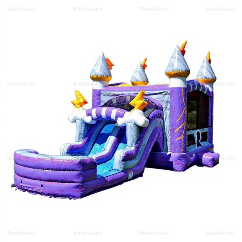 Kids Inflatable Bounce House with Slide and Ball Pit