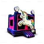 Unicorn Sports Bounce House & Slide Combo Rental