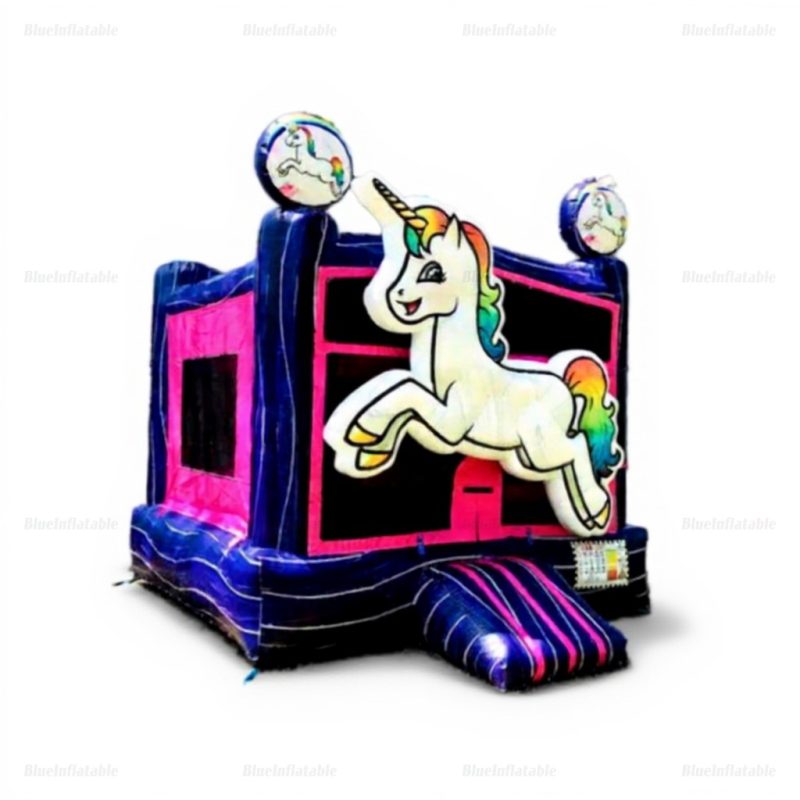 Unicorn Sports Bounce House & Slide Combo Rental