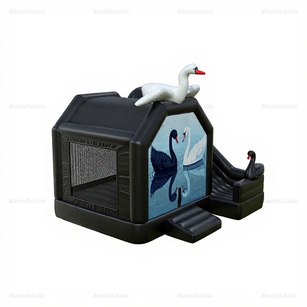 Swan Lake Inflatable Bounce House Slide Combo for Adults - Image 5