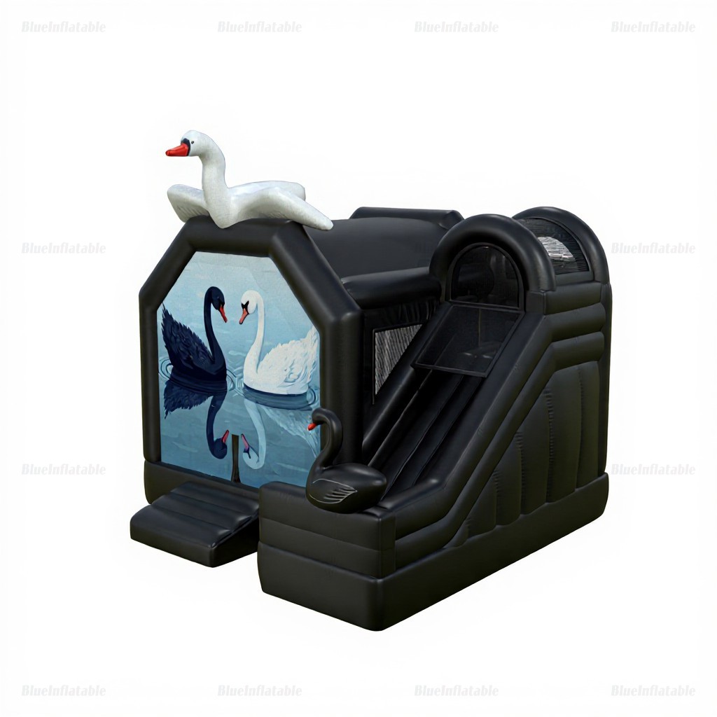 Swan Lake Inflatable Bounce House Slide Combo for Adults - Image 6
