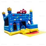 Under the Sea Inflatable Bounce House & Slide Combo