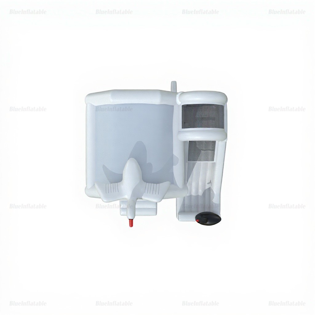 Swan Lake Inflatable Bounce House & Slide Combo Rental - Image 3