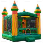 Tropical Jungle Inflatable Bounce House for Kids & Adults