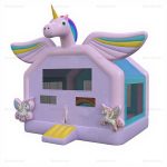 Unicorn Inflatable Bounce House Water Slide