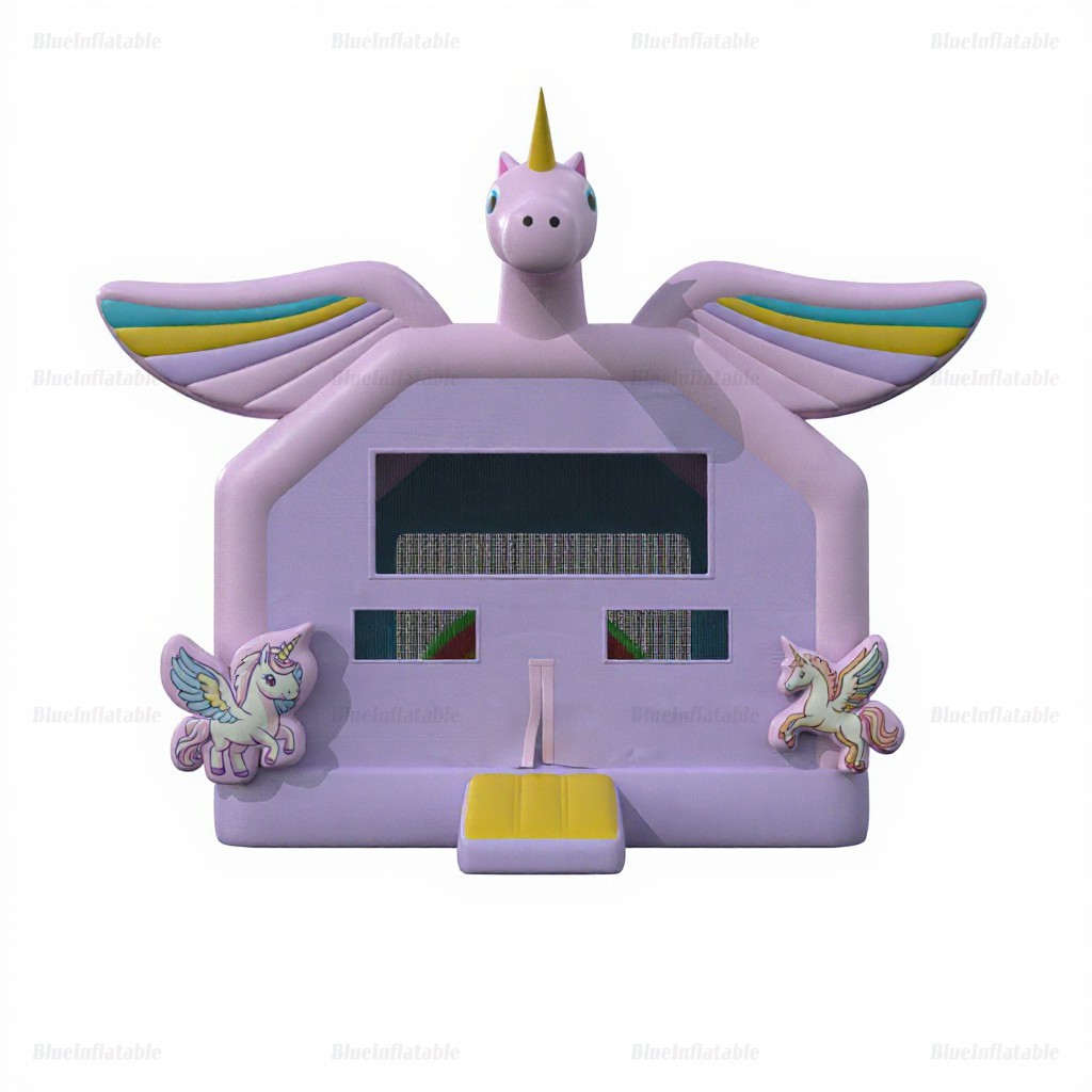 Unicorn Inflatable Bounce House Water Slide - Image 5