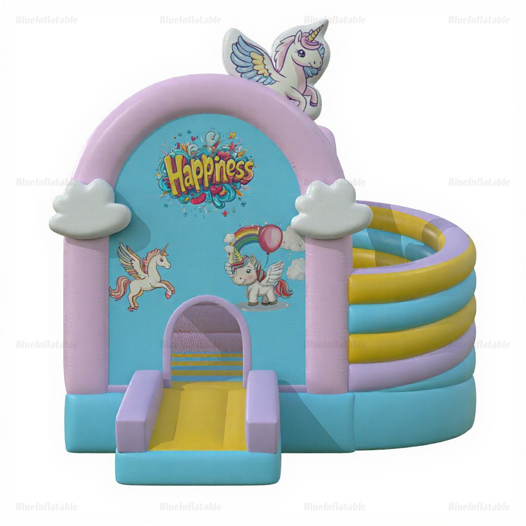 Unicorn Inflatable Bounce House with Slide Rental - Image 5