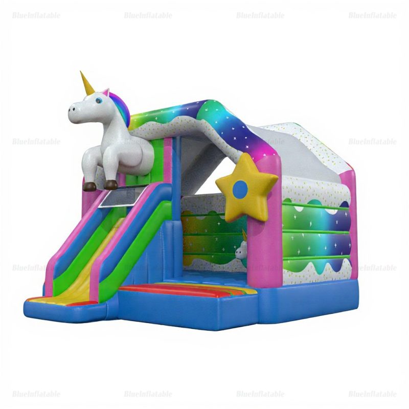 Unicorn Inflatable Bouncer & Slide Combo Rental
