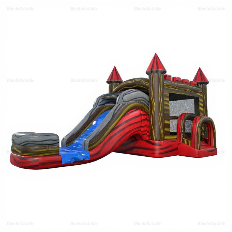Wedding Inflatable Bounce House & Water Slide Combo Rental