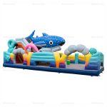 Whale Inflatable Bouncy Castle for Kids' Parties