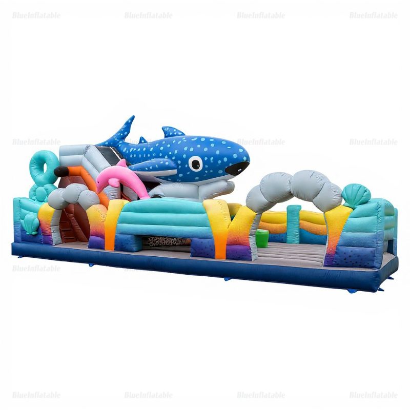 Whale Inflatable Bouncy Castle for Kids' Parties