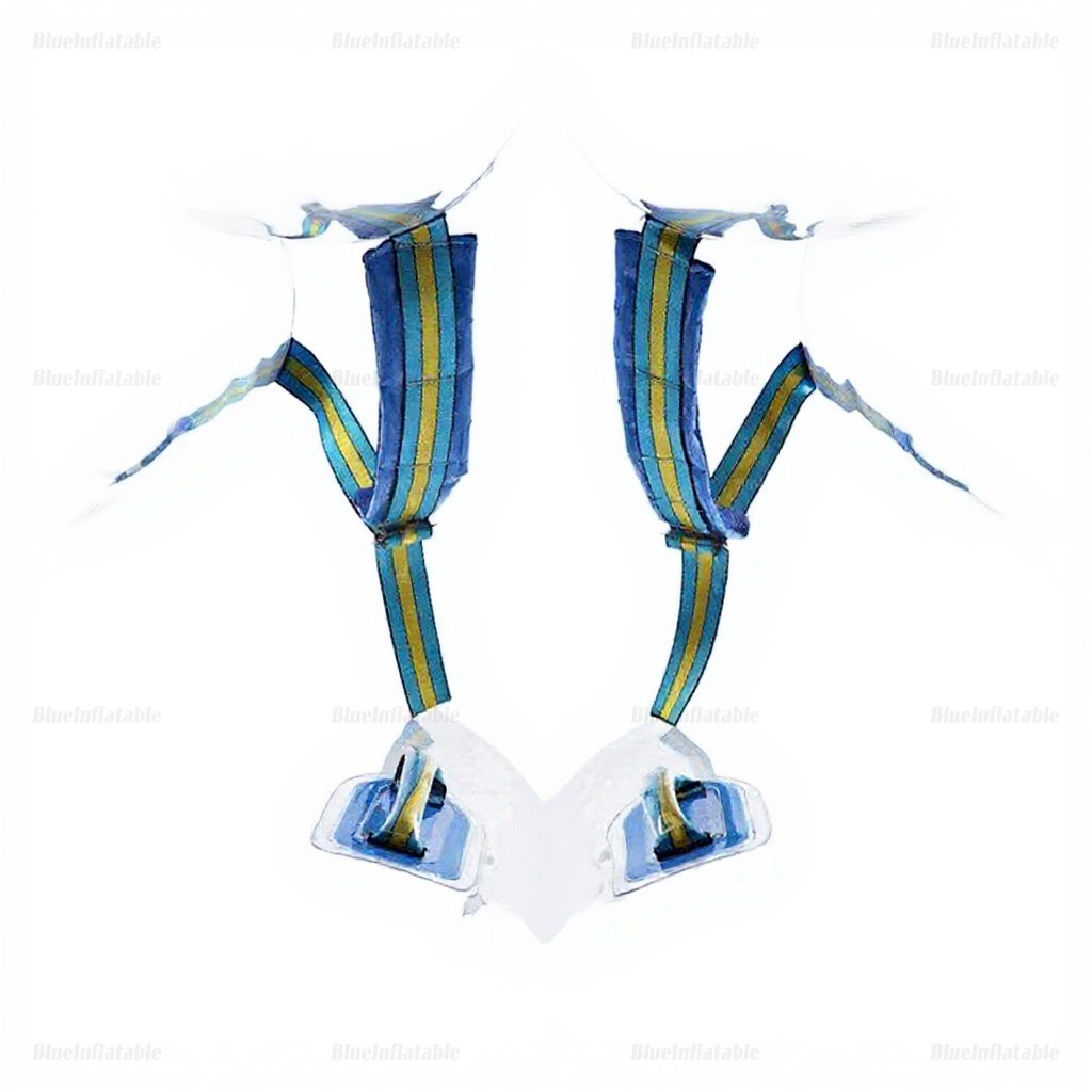 1.5M Blue Dot Bubble Soccer Ball - Image 5