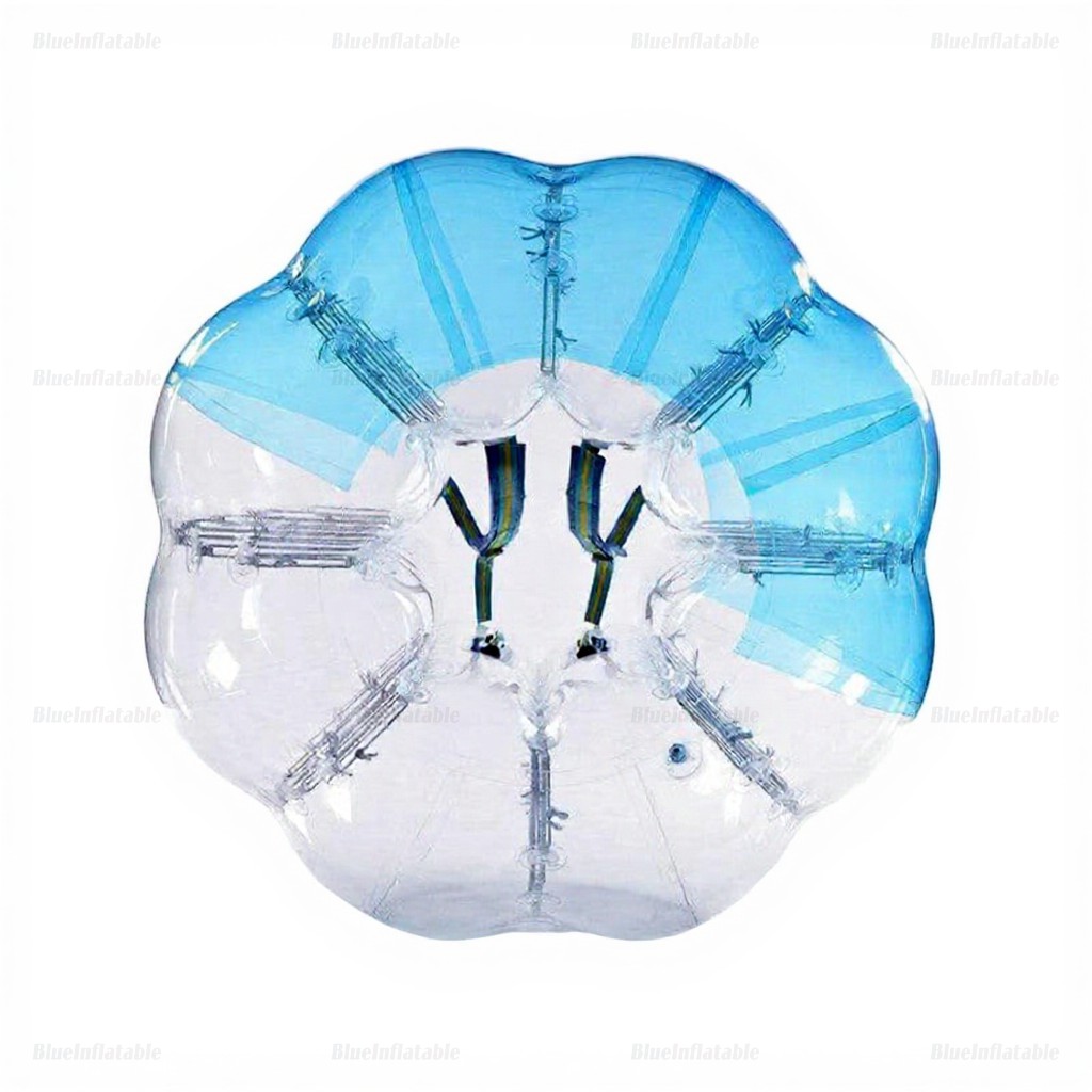 1.5M Blue Inflatable Human Bubble Soccer Ball Rental - Image 2