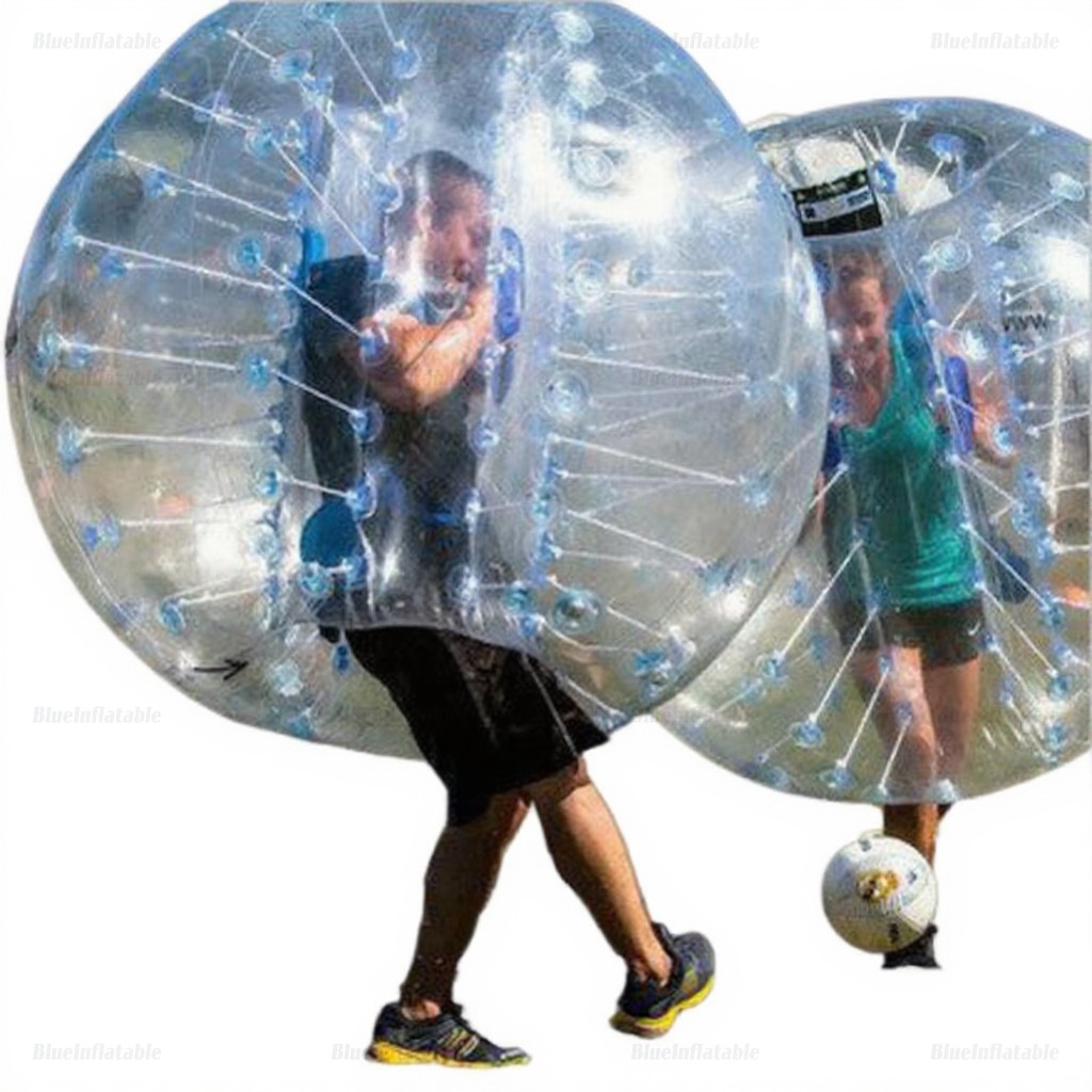 1.5M Clear PVC Bubble Soccer Ball - Image 2
