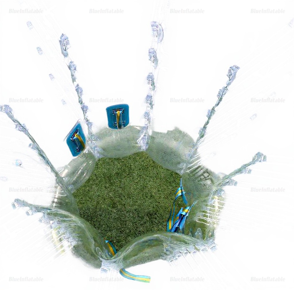 Half-Color Inflatable Bubble Soccer Bumper Ball - Image 3