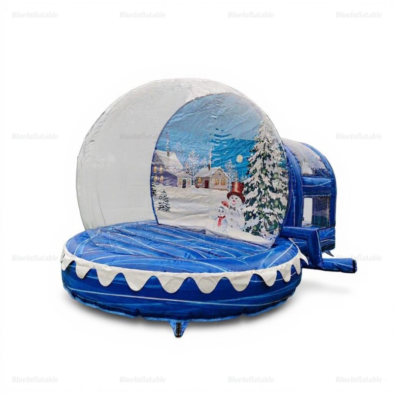10ft Inflatable Snow Globe Bubble House with Tunnel