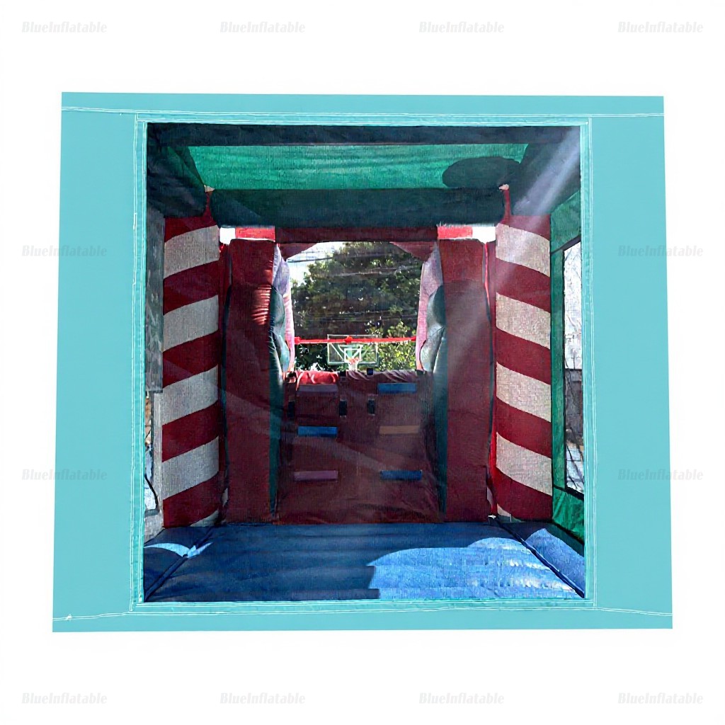 Candy Cane Christmas Tree Inflatable Water Slide & Bounce House - Image 6