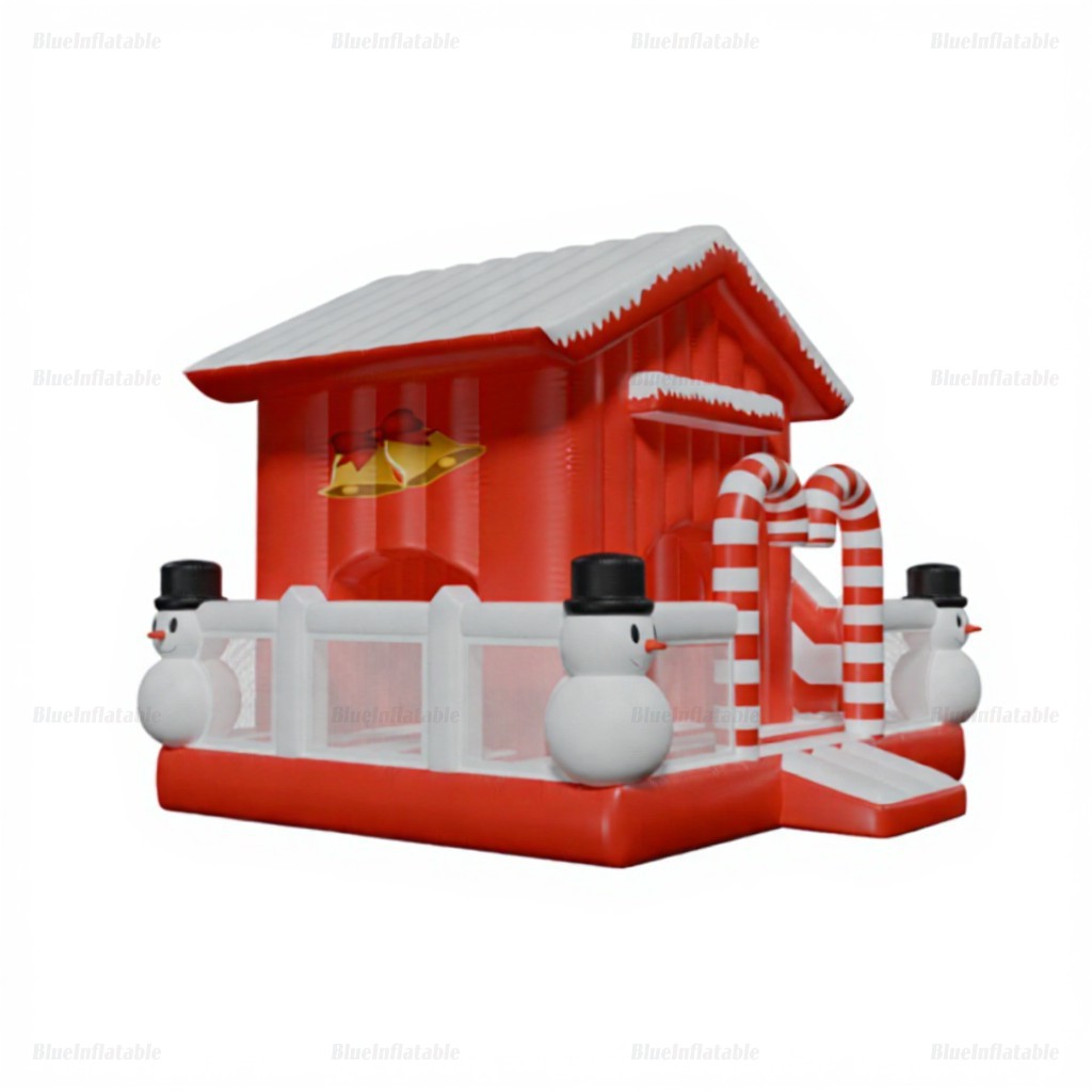 Candy Land Christmas Inflatable Bounce House & Slide Combo - Image 2